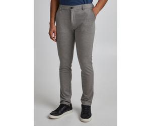Sweathose BLEND "BHNapa", Herren, Gr. 29, Länge 30, pewter mix, 75% Polyester, 20% Viskose, 5% Elasthan, unifarben, regular fit normal, Hosen Sweathose, Elastische Stoffhose im Business-Look - Slim Fi