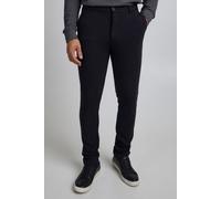 Sweathose BLEND "BHNapa", Herren, Gr. 30, Länge 32, schwarz navy blau, 75% Polyester, 20% Viskose, 5% Elasthan, unifarben, regular fit normal, Hosen Sweathose, SweatChinohose mit Gürtelschlaufen (4613