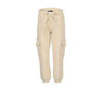 Sweathose BLUE SEVEN, Jungen, Gr. 128, N-Gr, kiesel, Sweatware, Obermaterial: 100% Baumwolle, unifarben, Basic lang, Hosen Sweathose, mit Cargotaschen (20926552-128) kiesel