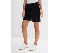 Sweathose BONPRIX, Damen, Gr. 40/42 (M), N-Gr, schwarz, Sweatware, Obermaterial: 60% Baumwolle, 40% Polyester, regular fit, Hosen Sweathose, aus Baumwolle und Polyester, mit Taschen, Regular Fit (1576