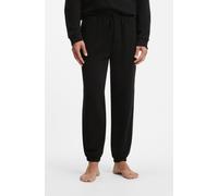 Sweathose BOSS "Andrew", Herren, Gr. XXL, N-Gr, schwarz 001, Sweatware, Obermaterial: 100% Baumwolle, unifarben, regular fit lang, Hosen Sweathose (13148732-XXL) schwarz 001