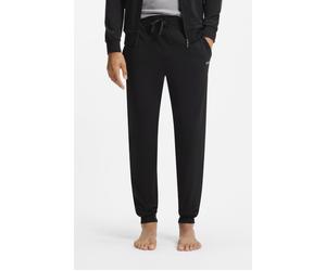 Sweathose BOSS "Mix&Match Pants", Herren, Gr. S (48), N-Gr, schwarz (schwarz 001), Sweatware, Obermaterial: 95% Baumwolle, 5% Elasthan, unifarben, Basic knöchellang, Hosen Sweathose, mit BOSS Aufdruck