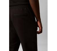 Sweathose CALVIN KLEIN, Herren, Gr. L, N-Gr, schwarz, Sweatware, Obermaterial: 100% Baumwolle, unifarben, regular fit lang, Hosen Sweathose, elastische Bündchen, Reine Baumwolle, Glanzdruck (48033517-