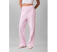 Sweathose CALVIN KLEIN JEANS, Damen, Gr. XL (44), N-Gr, pearly pink, Sweatware, Obermaterial: 86% Baumwolle, 14% Polyester, unifarben, gerade lang, Hosen Sweathose, elastischer Bund, gerade Passform,
