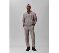 Sweathose CALVIN KLEIN JEANS "EU 350TERRY MONOGRAM JOGGER", Herren, Gr. M, N-Gr, grau (med grau htr), Sweatware, Obermaterial: 100% Baumwolle, loose fit lang, Hosen Sweathose, regular fit (48522315-M)
