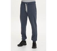 Sweathose CRUZ "Regent", Damen, Gr. XXL, US-Größen, blau (dunkelblau, weiß), 60% Baumwolle, 40% Polyester, unifarben, lang, Hosen Sweathose, in meliertem Design (35046824-XXL) dunkelblau, weiß