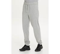 Sweathose CRUZ "Regent", Herren, Gr. 4XL, US-Größen, grau (hellgrau), 60% Baumwolle, 40% Polyester, unifarben, lang, Hosen Sweathose, in meliertem Design (14724845-4XL) hellgrau