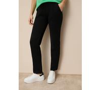 Sweathose FLASHLIGHTS, Damen, Gr. 44/46, N-Gr, schwarz, Sweatware, Obermaterial: 95% Baumwolle, 5% Elasthan, unifarben, Basic, lässig geschnitten lang, Hosen Sweathose, Mit Geradem Bein, Topseller (73