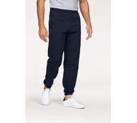 Sweathose FRUIT OF THE LOOM, Herren, Gr. XXL (60/62), N-Gr, blau (marine), angeraute Sweatware, Obermaterial: 80% Baumwolle, 20% Polyester, unifarben, bequem lang, Hosen Sweathose, aus Baumwollmischun