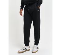 GANT Regular Fit Jogginghose schwarz, Einfarbig