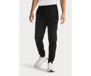 Sweathose H.I.S, Herren, Gr. 56/58 (XL), N-Gr, schwarz, Sweatware, Obermaterial: 60% Baumwolle, 40% Polyester, unifarben, Basic, bequem lang, Hosen Sweathose, Jogginghose mit kleinem Logodruck (187095