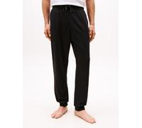 Sweathose, Herren, Gr. L (52), N-Gr, schwarz, Sweatware, Obermaterial: 50% Baumwolle, 50% Polyester, TOMMY HILFIGER UNDERWEAR, normal, Hosen Sweathose, Lounge-Jogginghose, regular fit, elastischer Bun