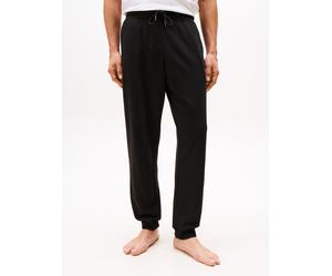 Sweathose, Herren, Gr. S (48), N-Gr, schwarz, Sweatware, Obermaterial: 50% Baumwolle, 50% Polyester, TOMMY HILFIGER UNDERWEAR, normal, Hosen Sweathose, Lounge-Jogginghose, regular fit, elastischer Bun