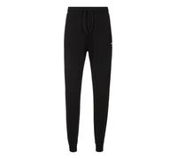 Sweathose HUGO UNDERWEAR "Amsterdam Pants CW", Herren, Gr. L, N-Gr, schwarz (schwarz 001), Sweatware, Obermaterial: 83% Lyocell, 12% Baumwolle, 5% Elasthan, lang, Hosen Sweathose, mit Tunnelzug (14424