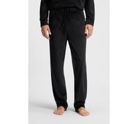 Sweathose HUGO UNDERWEAR, Herren, Gr. XL (54), N-Gr, schwarz, Samt, Obermaterial: 95% Polyester, 5% Elasthan, unifarben, relaxed fit lang, Hosen Sweathose, relaxed fit, elastischer Bund, Samt-Qualität