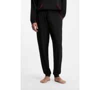 Sweathose HUGO UNDERWEAR "NOAH", Herren, Gr. XL (54), N-Gr, schwarz (schwarz 001), Sweatware, Obermaterial: 61% Baumwolle, 34% Modal, 5% Elasthan, normal lang, Hosen Sweathose (58016413-XL) schwarz 00