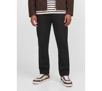 Sweathose JACK & JONES "JPSTBILL BARRON SWEAT PANTS NOOS", Herren, Gr. S, N-Gr, schwarz, angeraute Sweatware, Obermaterial: 70% Polyester, 30% Baumwolle, unifarben, regular fit lang, Hosen Sweathose, 