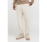 Sweathose JACK & JONES "JPSTGORDON mit Kordel und elastischem Bund", Herren, Gr. M, N-Gr, gelb (moonbeam), Web, Obermaterial: 60% Baumwolle, 40% Polyester, unifarben, regular fit knöchellang, Hosen Sw