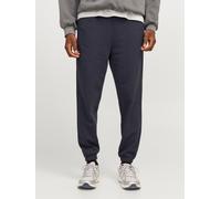 Sweathose JACK & JONES "JPSTGORDON mit Kordel und elastischem Bund", Herren, Gr. XL, N-Gr, blau (schwarz navy), Web, Obermaterial: 60% Baumwolle, 40% Polyester, unifarben, regular fit knöchellang, Hos