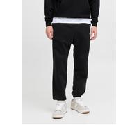 Sweathose JACK & JONES "JPSTKANE SOHO SWEAT PANTS NOOS", Herren, Gr. XS, N-Gr, schwarz, angeraute Sweatware, Obermaterial: 80% Baumwolle, 20% Polyester, bedruckt, normal knöchellang, Hosen Sweathose,