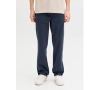 Sweathose JACK & JONES JUNIOR "JPSTKANE FURY PANTSNOOS JNR", Mädchen, Gr. 146, N-Gr, navy blazer, angeraute Sweatware, Obermaterial: 98% Baumwolle, 2% Elasthan, unifarben, relaxed fit lang, Hosen Swea
