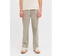 Sweathose JACK & JONES JUNIOR "JPSTKANE FURY PANTSNOOS JNR", Mädchen, Gr. 170, N-Gr, vetiver, angeraute Sweatware, Obermaterial: 98% Baumwolle, 2% Elasthan, unifarben, relaxed fit lang, Hosen Sweathos