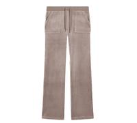 Sweathose JUICY COUTURE "DEL RAY. Damen", Damen, Gr. M, EURO-Größen, fungi, 95% Polyester, 5% Elasthan, slim fit, Hosen Sweathose, Trainingshose Damen, Sweathose, Velour, Jogginghose mit Glitzer, Sale