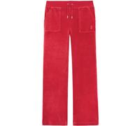 Sweathose JUICY COUTURE "DEL RAY PANT _ Damen", Damen, Gr. XS, EURO-Größen, rot (astor rot), 95% POLYESTER 5% ELASTAN, figurbetont, Hosen Sweathose, Trainingshose Damen, Sweathose, Velour, Jogginghose