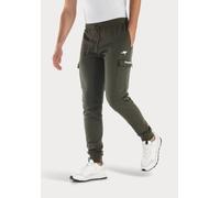 Sweathose KANGAROOS, Herren, Gr. 60/62 (XXL), N-Gr, grün (khaki), angeraute Sweatware, Obermaterial: 60% Baumwolle, 40% Polyester, unifarben, bequem lang, Hosen Sweathose, Jogginghose mit Kordel, Rela