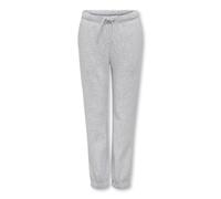 Sweathose KIDS ONLY "KOGSWEAT PANTS SWT NOOS", Mädchen, Gr. 128, N-Gr, light grau melange, Sweatware, Obermaterial: 60% Baumwolle, 40% Polyester, meliert, unifarben, regular fit lang, Hosen Sweathose