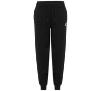 Sweathose LOTTO, Damen, Gr. L (40), Normalgrößen, schwarz (caviar), 80% Baumwolle, 20% Polyester, unifarben, lang, Hosen Sweathose, - mit elastischem Bund (47662737-L) caviar