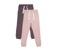 Sweathose MINYMO "Sweathose MIBasic", Mädchen, Gr. 110, N-Gr, rosa (misty rose), Obermaterial: 100% Baumwolle CO., Hosen Sweathose (88094444-110) misty rose
