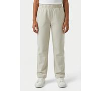 Sweathose NAME IT "NKFMILLE für Mädchen mit geradem Bein und elastischem Bund", Mädchen, Gr. 140, N-Gr, pumice stone, Sweatware, Obermaterial: 80% Baumwolle, 20% Polyester, unifarben, straight fit knö