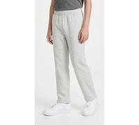 Sweathose NAME IT "NKMMALLO STRAIGHT SWEAT PANT BRU NOOS", Jungen, Gr. 164, N-Gr, grau (light grau melange (blank)), Sweatware, Obermaterial: 80% Baumwolle, 20% Polyester, meliert, unifarben, Basic no