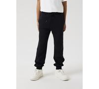 Sweathose NAME IT "NKMVIAN NREG SWE PANT BRU NOOS", Jungen, Gr. 104, N-Gr, schwarz, angeraute Sweatware, Obermaterial: 100% Baumwolle, unifarben, normal normal, Hosen Sweathose (22245264-104) schwarz