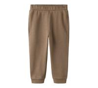 Sweathose NAME IT "NMNRILEY RLX SWEAT PANT BRU NOOS", Mädchen, Gr. 128, N-Gr, braun (braun lentil), Sweatware, Obermaterial: 70% Baumwolle, 30% Polyester, unifarben, loose fit lang, Hosen Sweathose, B