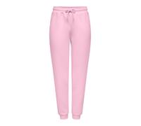 Sweathose ONLY PLAY "ONPLOUNGE HW SWEAT PNT - NOOS", Damen, Gr. L, N-Gr, bonbon, Sweatware, Obermaterial: 80% Polyester, 15% Viskose, 5% Elasthan, unifarben, regular fit knöchellang, Hosen Sweathose,