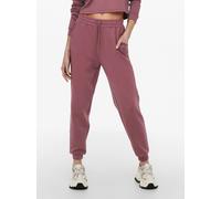 Sweathose ONLY PLAY "ONPLOUNGE HW SWEAT PNT - NOOS", Damen, Gr. M, N-Gr, rose braun, Sweatware, Obermaterial: 80% Polyester, 15% Viskose, 5% Elasthan, unifarben, regular fit knöchellang, Hosen Sweatho