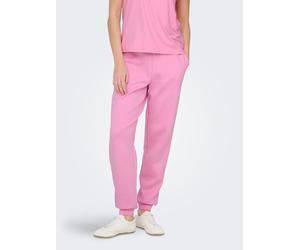 Sweathose ONLY PLAY "ONPLOUNGE HW SWEAT PNT - NOOS", Damen, Gr. XS, N-Gr, bonbon, Sweatware, Obermaterial: 80% Polyester, 15% Viskose, 5% Elasthan, unifarben, regular fit knöchellang, Hosen Sweathose,