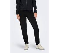 Sweathose ONLY PLAY "ONPMELINA MW SLIM SWT PNT NOOS", Damen, Gr. M (38), N-Gr, schwarz, Sweatware, Obermaterial: 50% Baumwolle, 50% Polyester, unifarben, knöchellang, Hosen Sweathose (43106508-M) schw