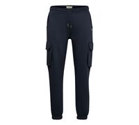 Sweathose OXMO "Sweathose OXHonnie", Damen, Gr. L, N-Gr, blau (total eclipse), Obermaterial: 55% Polyester PES. 45% Baumwolle CO., unifarben, regular fit knöchellang, Hosen Sweathose (11397140-L) tota