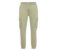 Sweathose OXMO "Sweathose OXHonnie", Damen, Gr. L, N-Gr, grün (seagrass), Obermaterial: 55% Polyester PES. 45% Baumwolle CO., unifarben, regular fit knöchellang, Hosen Sweathose (27196930-L) seagrass