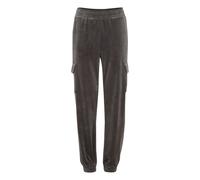 Sweathose OXMO "Sweathose OXMitala", Damen, Gr. M, N-Gr, grau (castlerock), Obermaterial: 95% Polyester PES. 5% Elasthan EL., unifarben, regular fit lang, Hosen Sweathose (75535204-M) castlerock