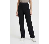 Sweathose PIECES "PCMICHELLE SCUBA HW PANTS SWT NOOS BC", Damen, Gr. M (38), N-Gr, schwarz, Sweatware, Obermaterial: 53% Polyester, 41% Viskose, 6% Elasthan, unifarben, lang, Hosen Sweathose, Material