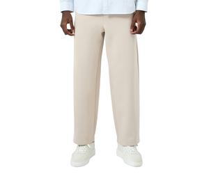 Sweathose QS, Herren, Gr. L, N-Gr, ecru, Sweatware, Obermaterial: 67% Polyester, 33% Baumwolle, unifarben, loose fit lang, Hosen Sweathose, mit Gummizug und weitem Bein (68047858-L) ecru