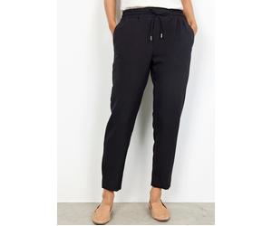 Sweathose SOYACONCEPT "Jogginghose", Damen, Gr. L (40), N-Gr, schwarz, Sweatware, Obermaterial: 97% Polyester, 3% Elasthan, Basic, normal 7/8-Länge, Hosen Sweathose, schick und gemütlich (68073028-L)