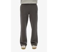 Sweathose SUPERDRY "ATHLETIC TONAL EMB WL JGER", Damen, Gr. XL, N-Gr, charcoal, Sweatware, Obermaterial: 100% Baumwolle, unifarben, weit bodenlang, Hosen Sweathose (74470039-XL)