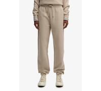 Sweathose SUPERDRY "Essential Logo Jogger Hb", Damen, Gr. L, N-Gr, beige (feather grau), Jersey, Obermaterial: 100% Baumwolle, unifarben, lang, Hosen Sweathose, lockere Passform, aus Baumwolle, mit Ko