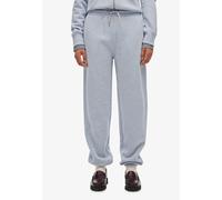 Sweathose SUPERDRY "ESSENTIAL LOGO JOGGER HB", Damen, Gr. XS, N-Gr, blau (blau fog marl), Sweatware, Obermaterial: 60% Baumwolle, 40% Polyester, meliert, lang, Hosen Sweathose (79006926-XS) blau fog m