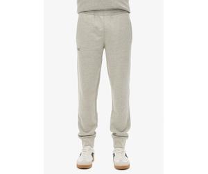 Sweathose SUPERDRY "ESSENTIAL LOGO JOGGERS HB", Herren, Gr. L, N-Gr, grau (varsity grau grindle), angeraute Sweatware, Obermaterial: 60% Baumwolle, 40% Polyester, meliert, relaxed fit knöchellang, Hos